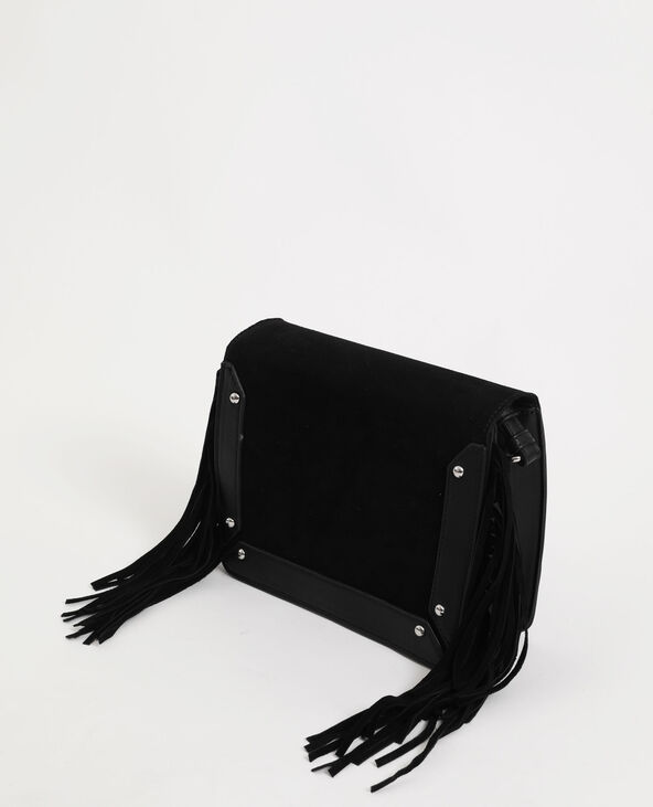 Sac noir a frange sales