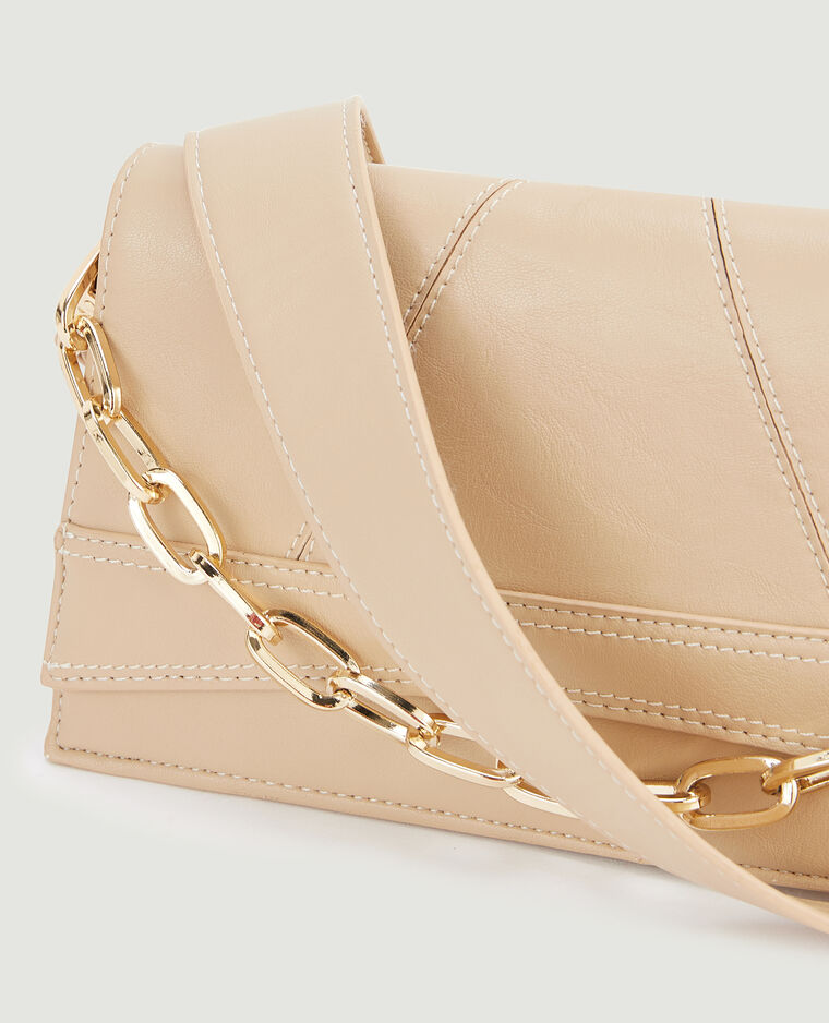 Sac baguette rigide beige ficelle - Pimkie