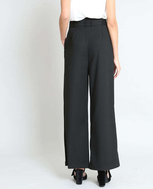 Pantalon palazzo noir - Pimkie
