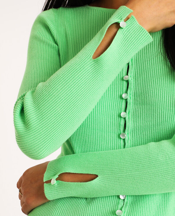 Gilet moulant vert - Pimkie