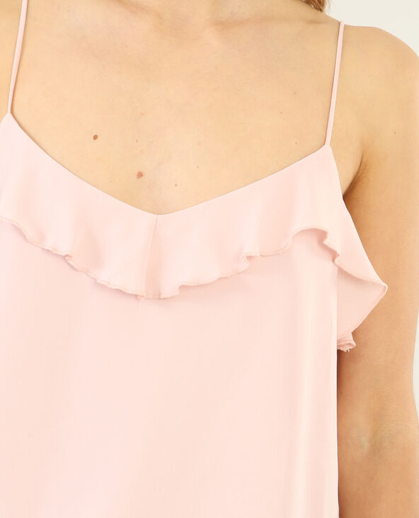 Top volanté rose clair - Pimkie