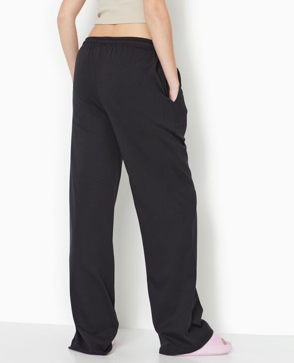 Pantalon de jogging droit noir - Pimkie