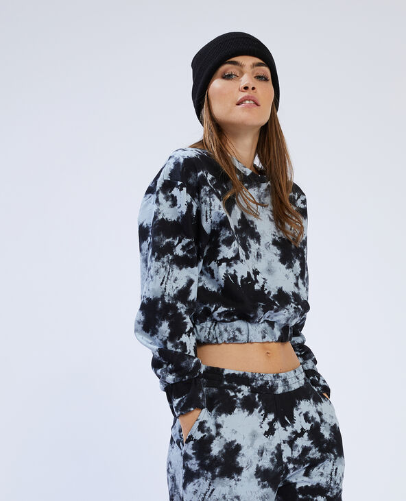 Sweat tie and dye noir clearance