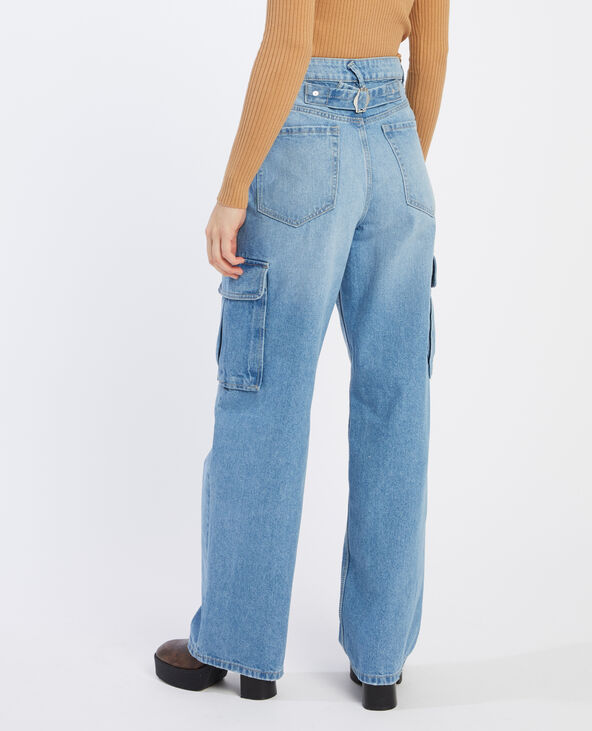 Jean baggy taille basse bleu - Pimkie
