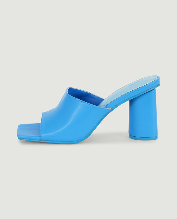 Mules à talons bleu foncé - Pimkie