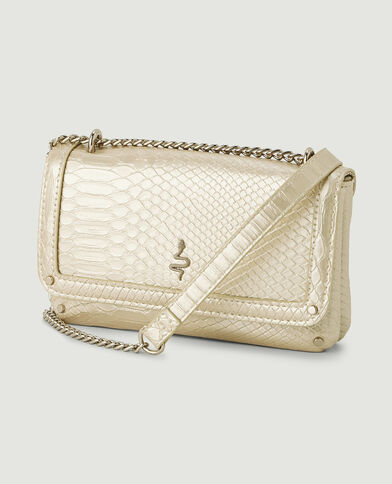 Sac effet serpent doré - Pimkie