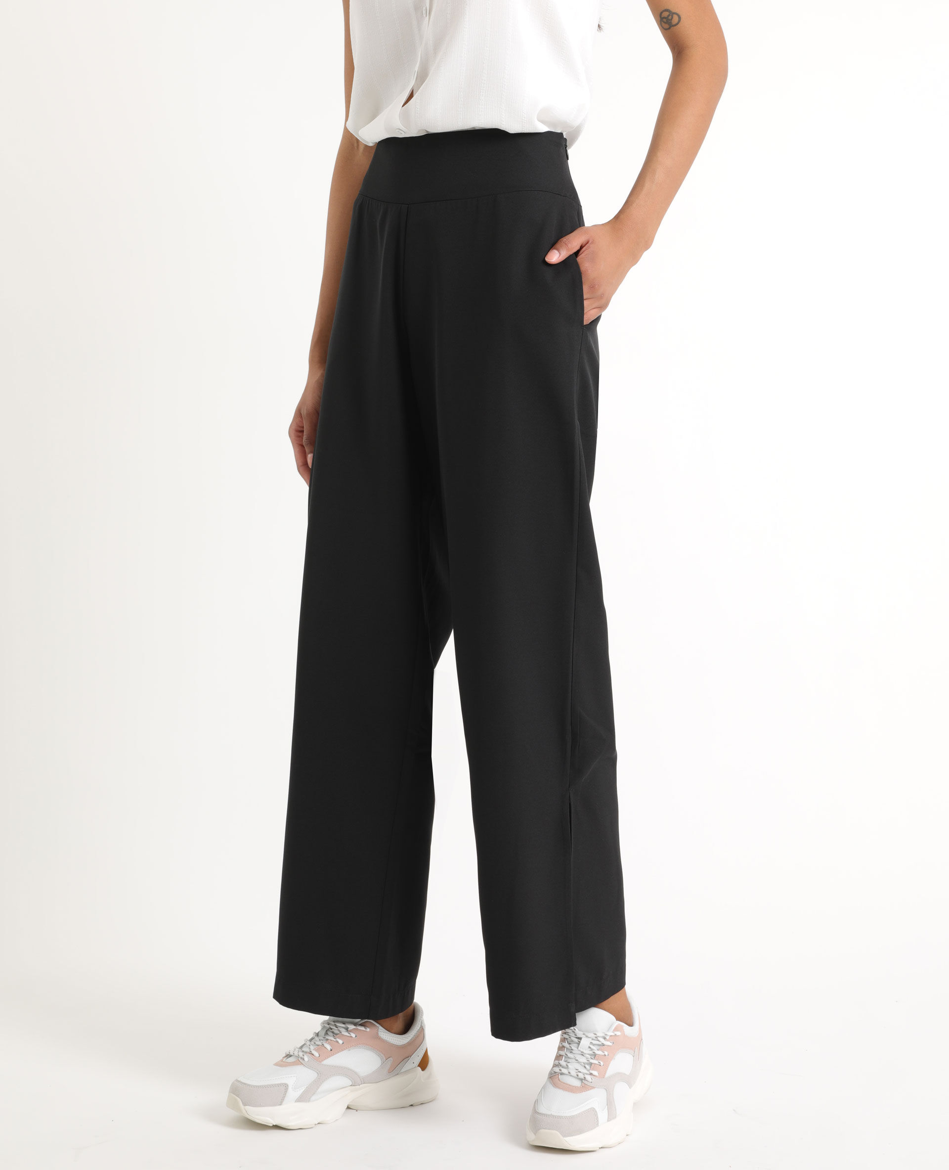 Pantalon large fluide