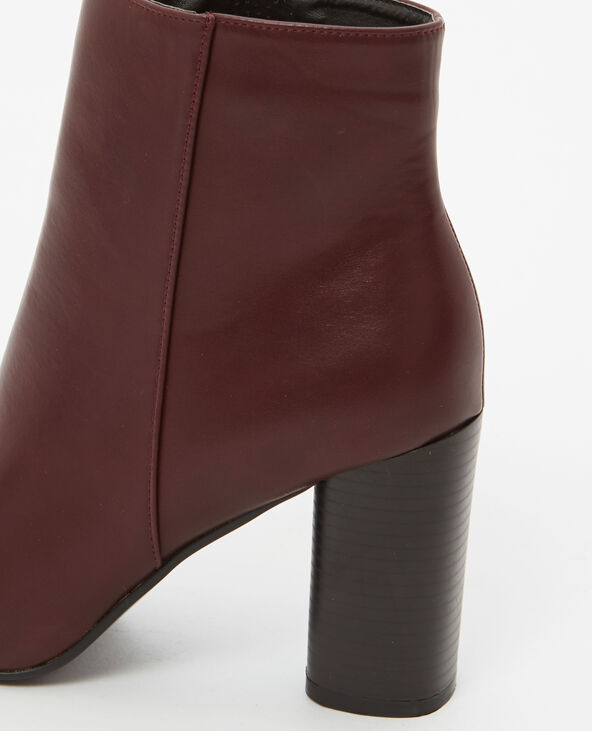 Bottines à talons violet - Pimkie