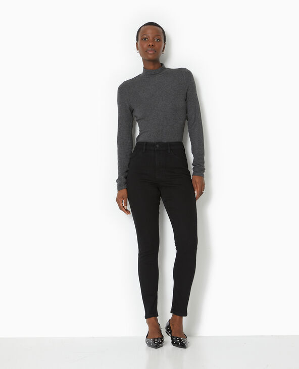 Jean skinny taille haute noir - Pimkie