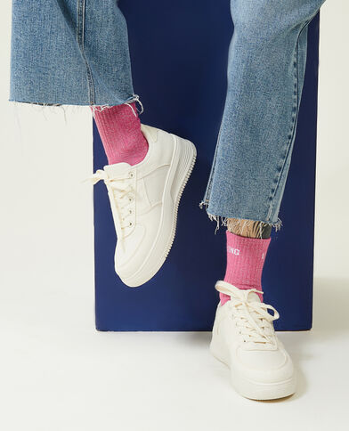 Sneakers en toile blanc - Pimkie