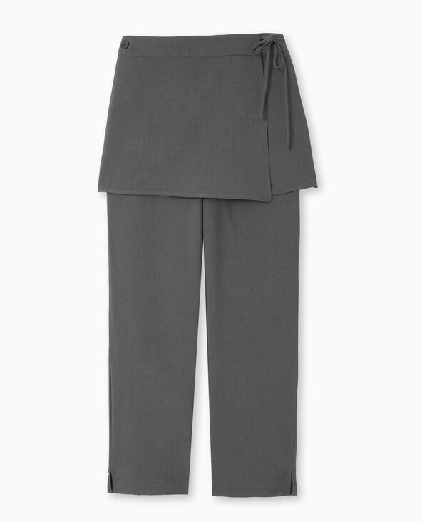 Pantalon 2 en 1 avec jupe amovible Pimkie