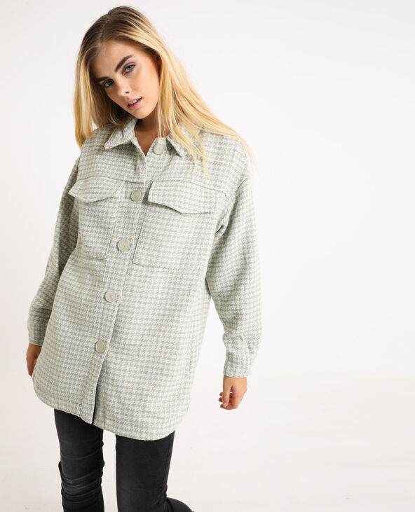 Surchemise vert de gris - Pimkie