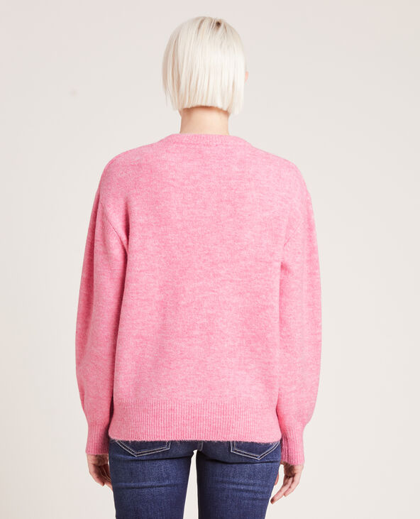 Pull en maille rose fuchsia - Pimkie