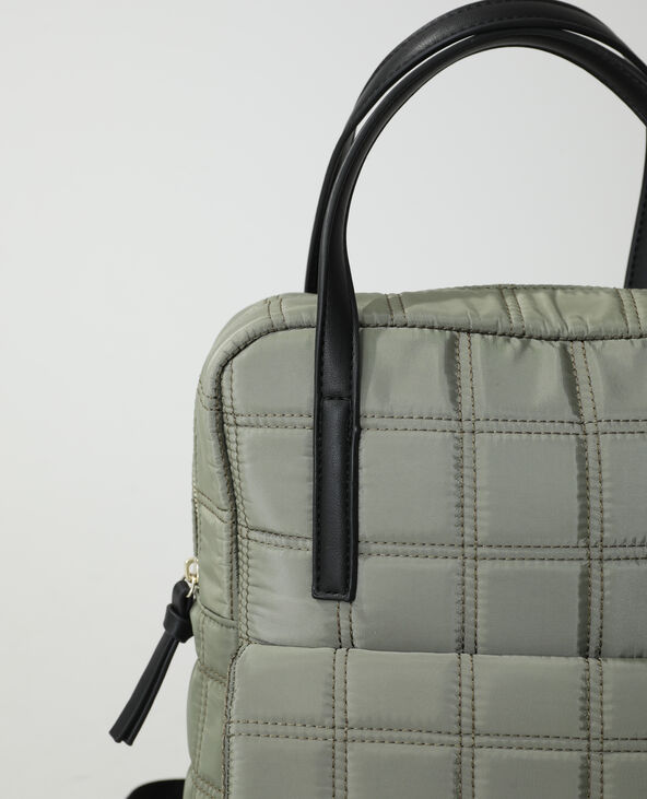Sac à dos matelassé vert kaki - Pimkie