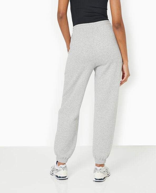 Pantalon de jogging en molleton gris chiné - Pimkie