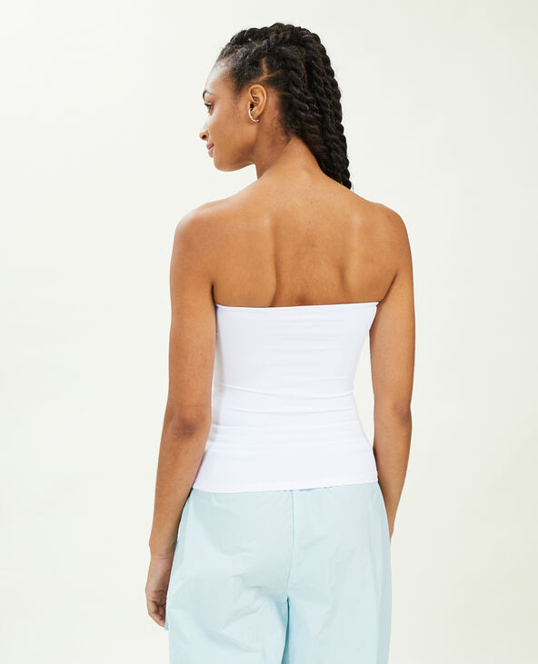 Top bustier blanc - Pimkie