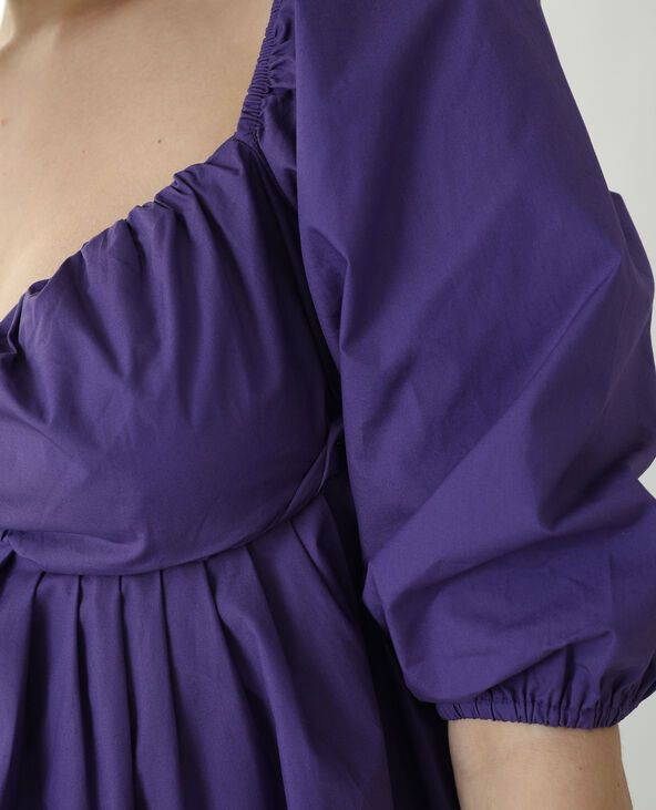 Robe trapèze violet - Pimkie