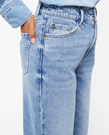 Jean mom taille haute bleu - Pimkie