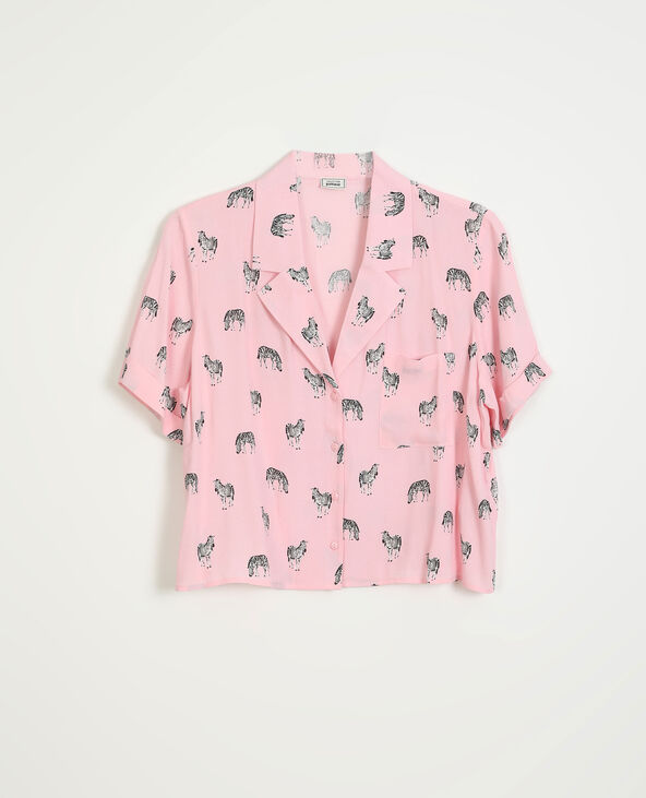 Chemise zèbres rose - Pimkie