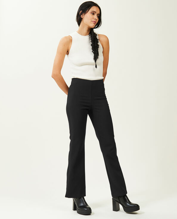 Pantalon flare noir - Pimkie