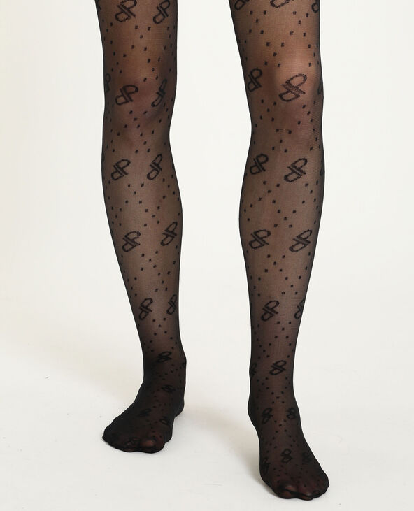 Collants fantaisie noir - Pimkie