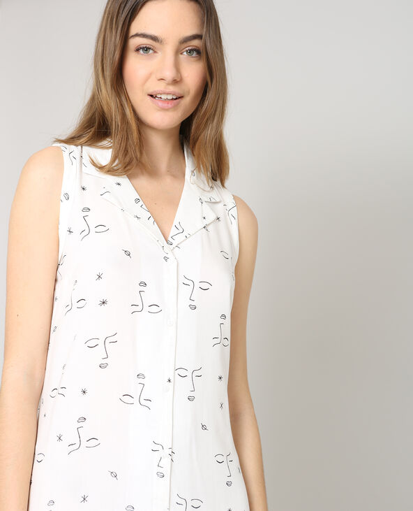 Robe chemise écru - Pimkie