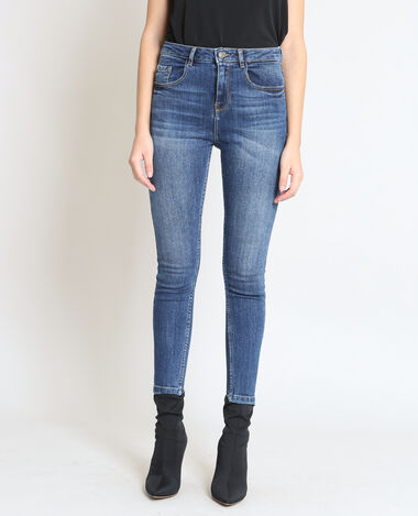 Jean skinny taille haute bleu marine - Pimkie