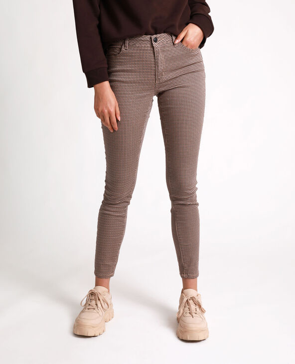 Pantalon skinny imprimé outlet