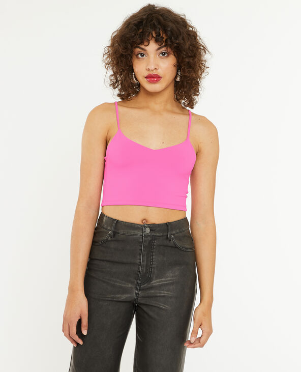 Brassière à fines bretelles lilas - Pimkie