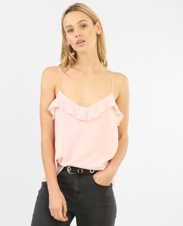 Top volanté rose clair - Pimkie