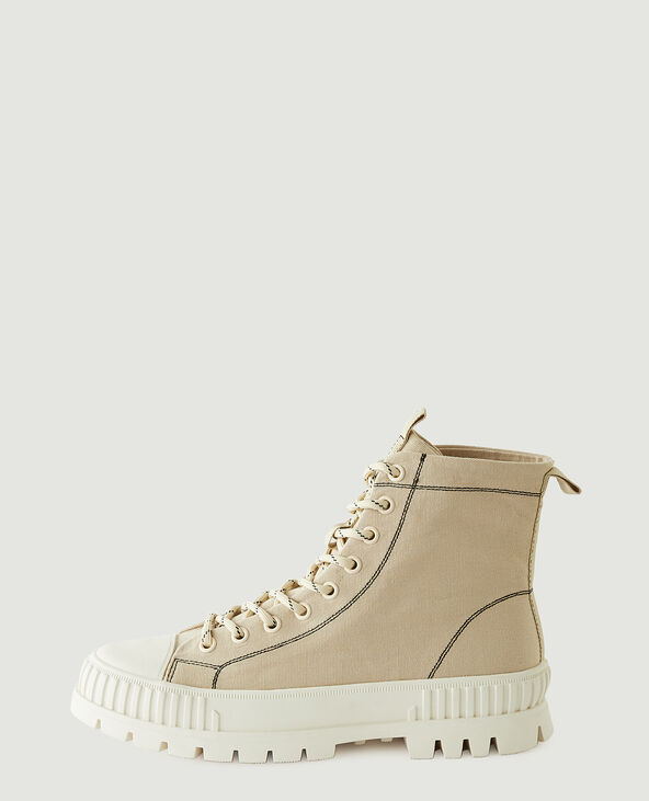 Baskets plateformes taupe - Pimkie