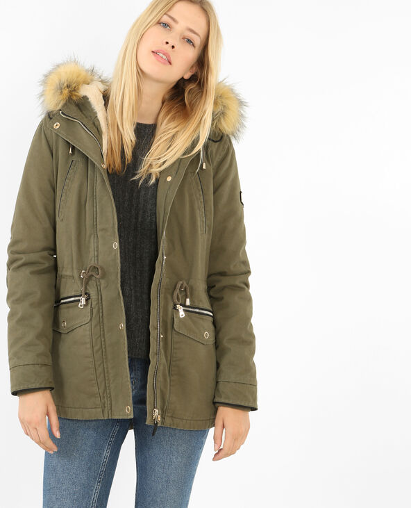 Pimkie manteau kaki discount