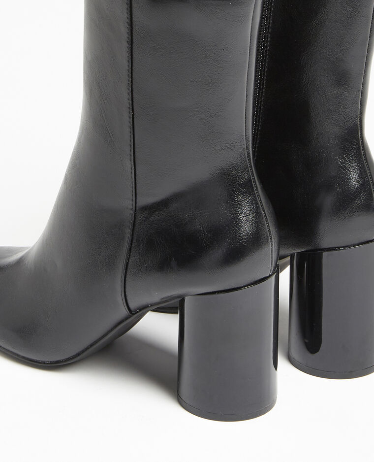 Boots à talons ronds noir - Pimkie