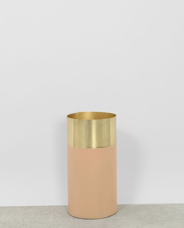 Grand vase mordoré vieux rose - Pimkie