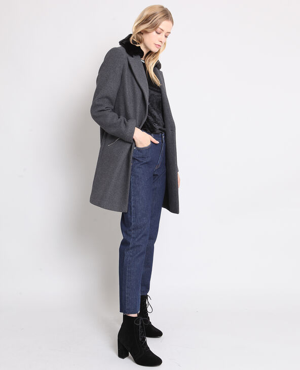 Sweat velours noir - Pimkie