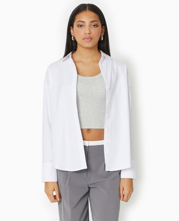Chemise ample et droite blanc - Pimkie