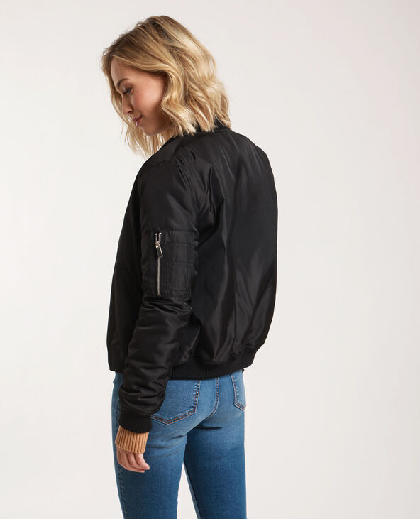 Bomber noir outlet femme