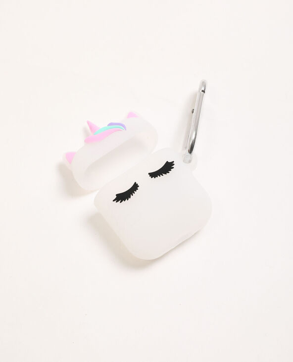 Etui pour écouteurs licorne écru - Pimkie