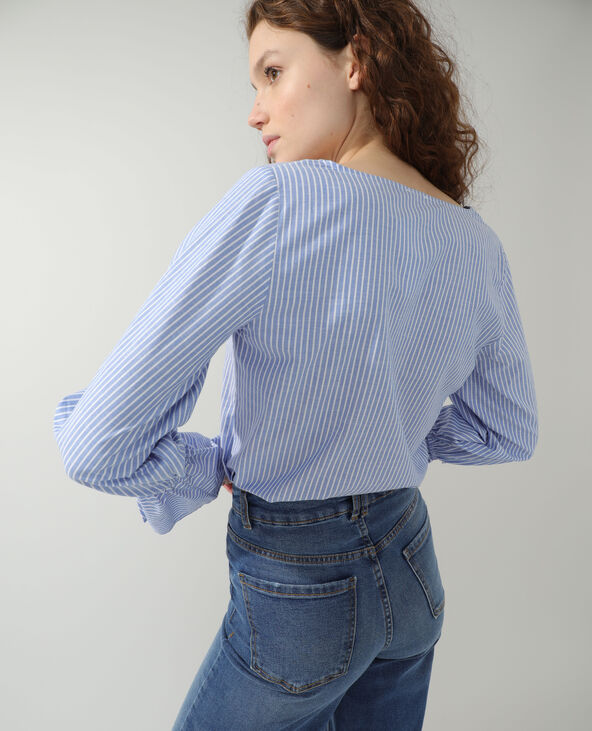 Top rayé bleu clair - Pimkie