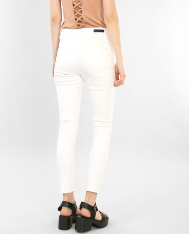 Skinny raw cut blanc - Pimkie