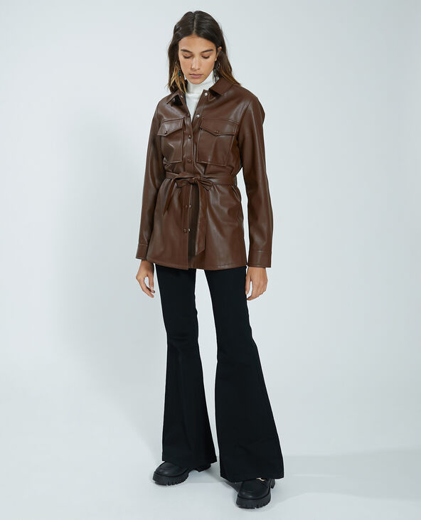 Veste simili cuir