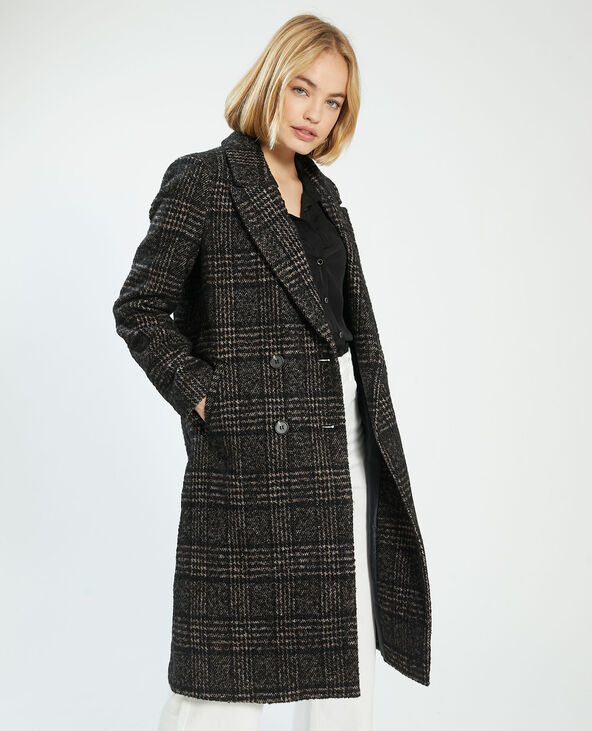 Manteau long avec 50 de laine