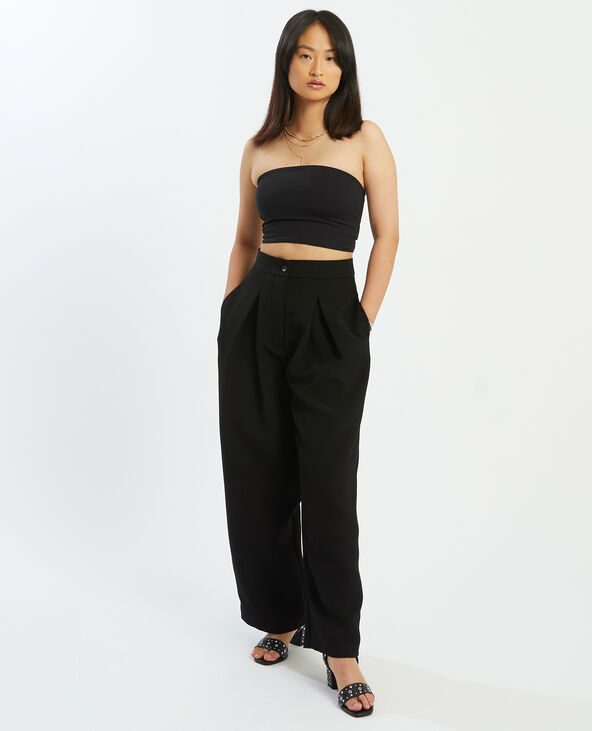 Top bandeau arrondi gris foncé - Pimkie