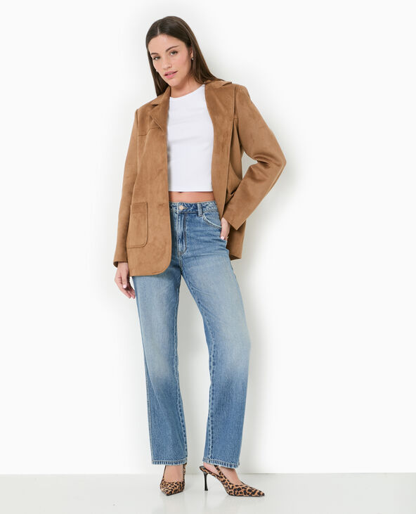 Jean droit taille regular bleu - Pimkie
