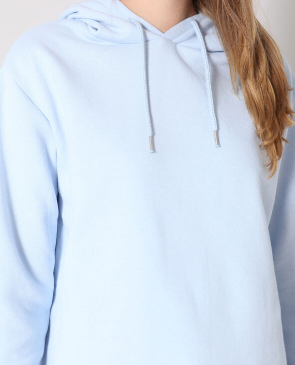 Sweat à capuche bleu - Pimkie