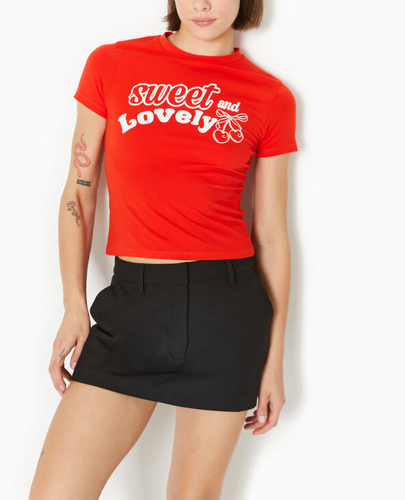 Mini jupe-short avec poches noir - Pimkie