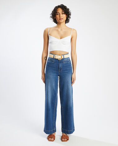 Brassière fines bretelles blanc - Pimkie
