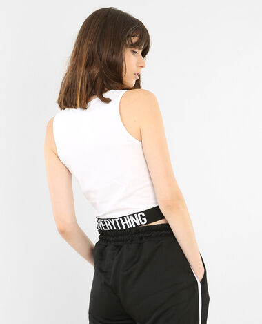 Cropped top de sport blanc - Pimkie