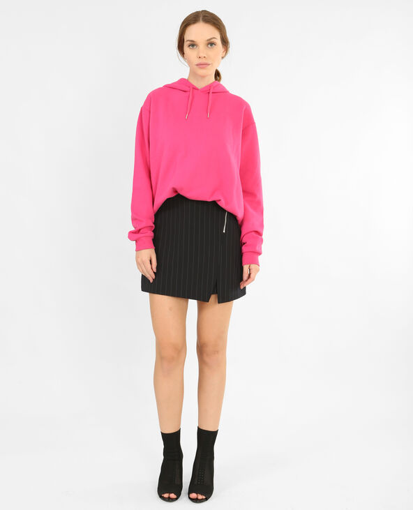 Jupe short zippée bleu foncé - Pimkie