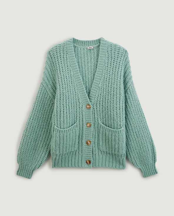 Gilet en grosses mailles